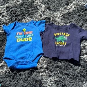 Two newborn shirts